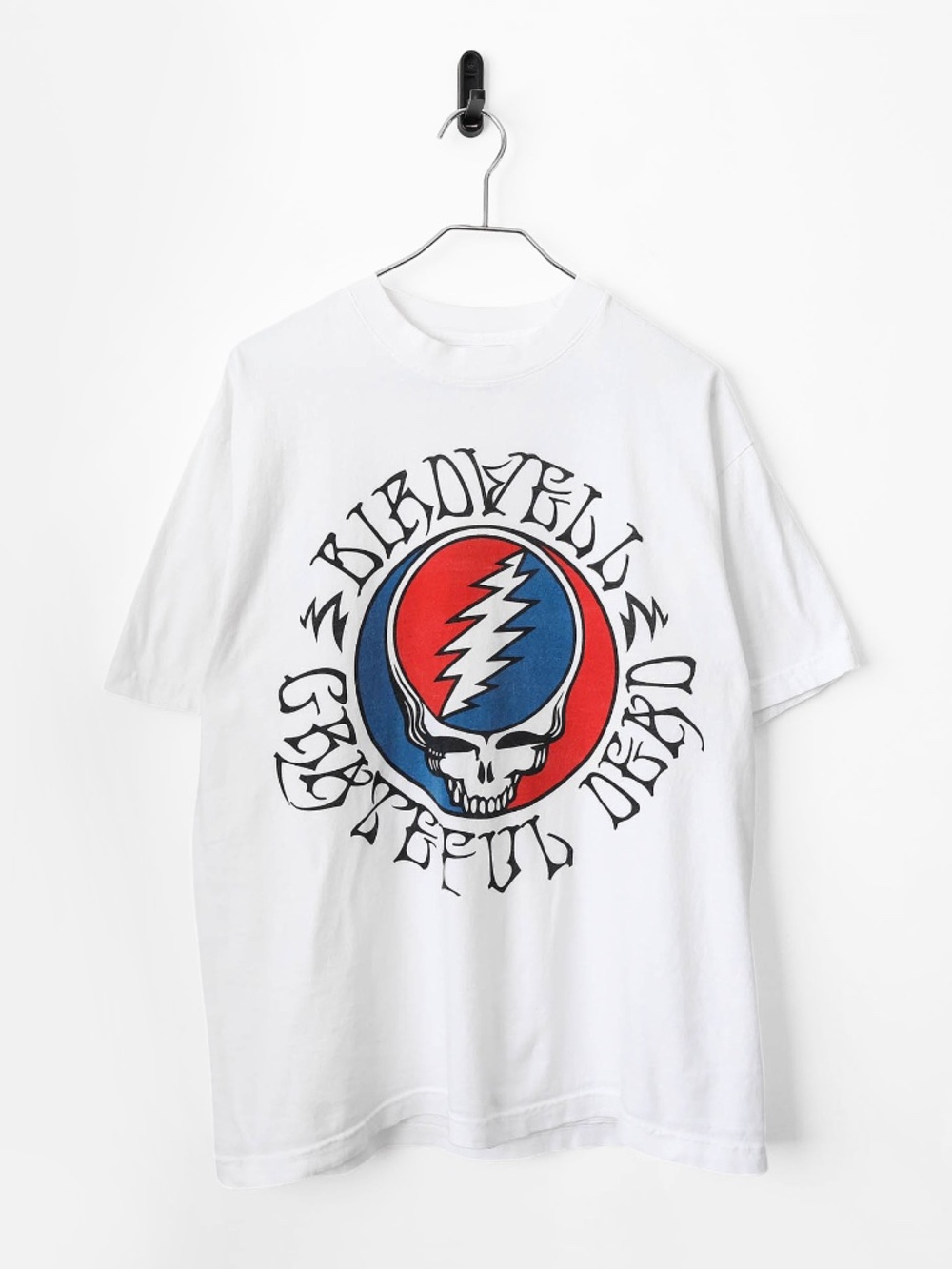 Super Rare Birdwell x Grateful Dead Skull Logo Cotton T-Shirt